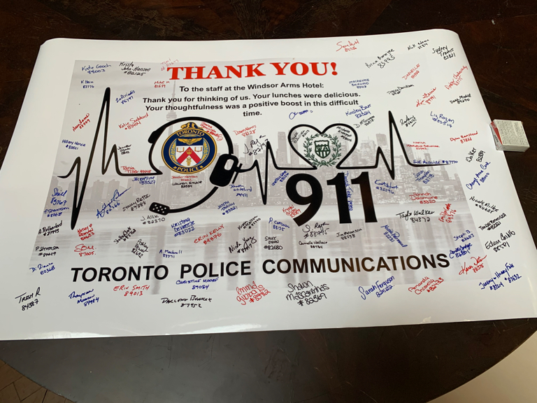 Signatures from police